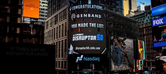 GENBAND Recognized as 2015 CNBC Disrupter 50